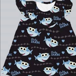 Custom baby shark dresses